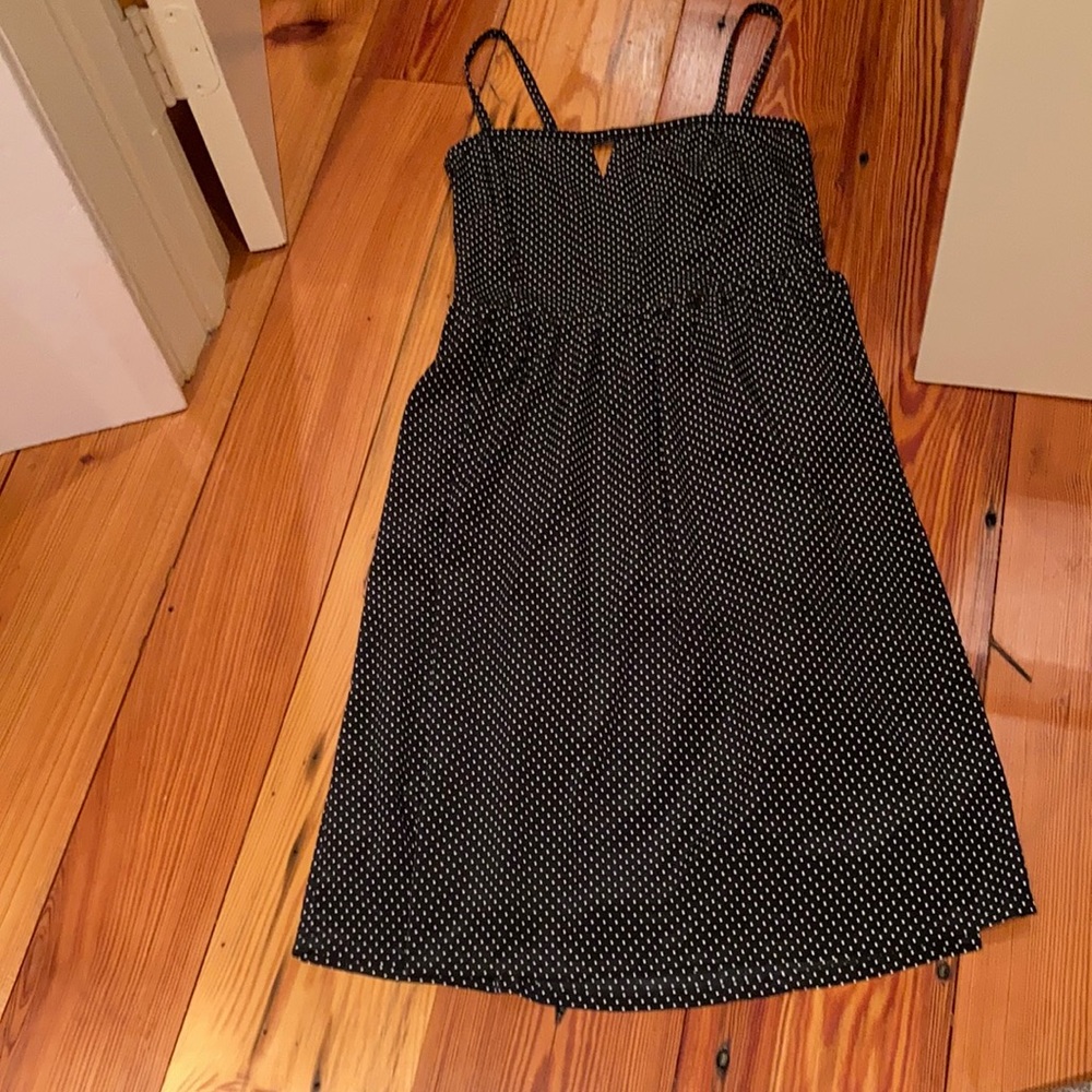 Black and White Polkadot Dress - 6
